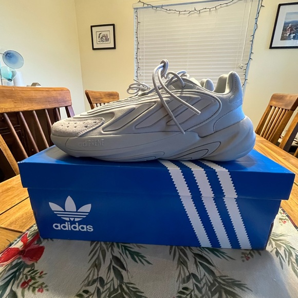 Adidas Ozelia Silver Sneakers - Picture 3 of 6
